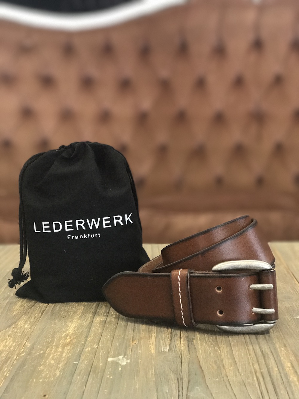 LEDERWERK Vintage-Gürtel - LEDERWERK Frankfurt