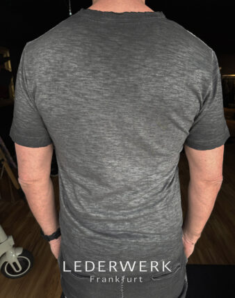LEDERWERK T-Shirt special Edition anthrazit – Bild 2