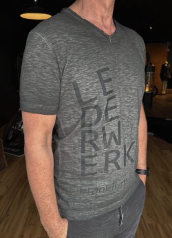 LEDERWERK T-Shirt special Edition anthrazit – Bild 4