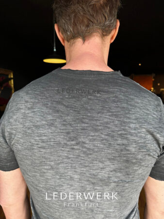 LEDERWERK T-Shirt anthrazit – Bild 4