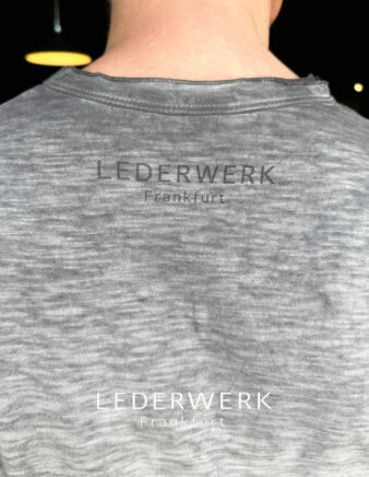 LEDERWERK T-Shirt anthrazit – Bild 5