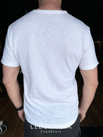 LEDERWERK T-Shirt special Edition weiß – Bild 3