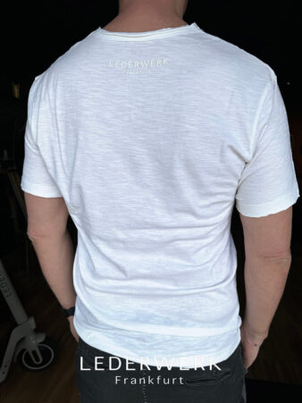 LEDERWERK T-Shirt weiß – Bild 4