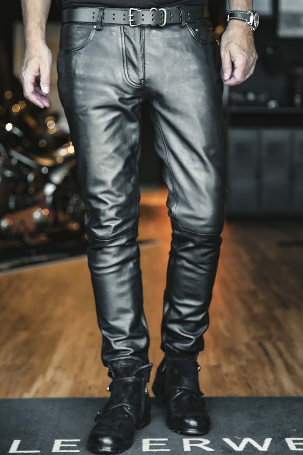 LEDERWERK Five Pocket Lederhose – Bild 5
