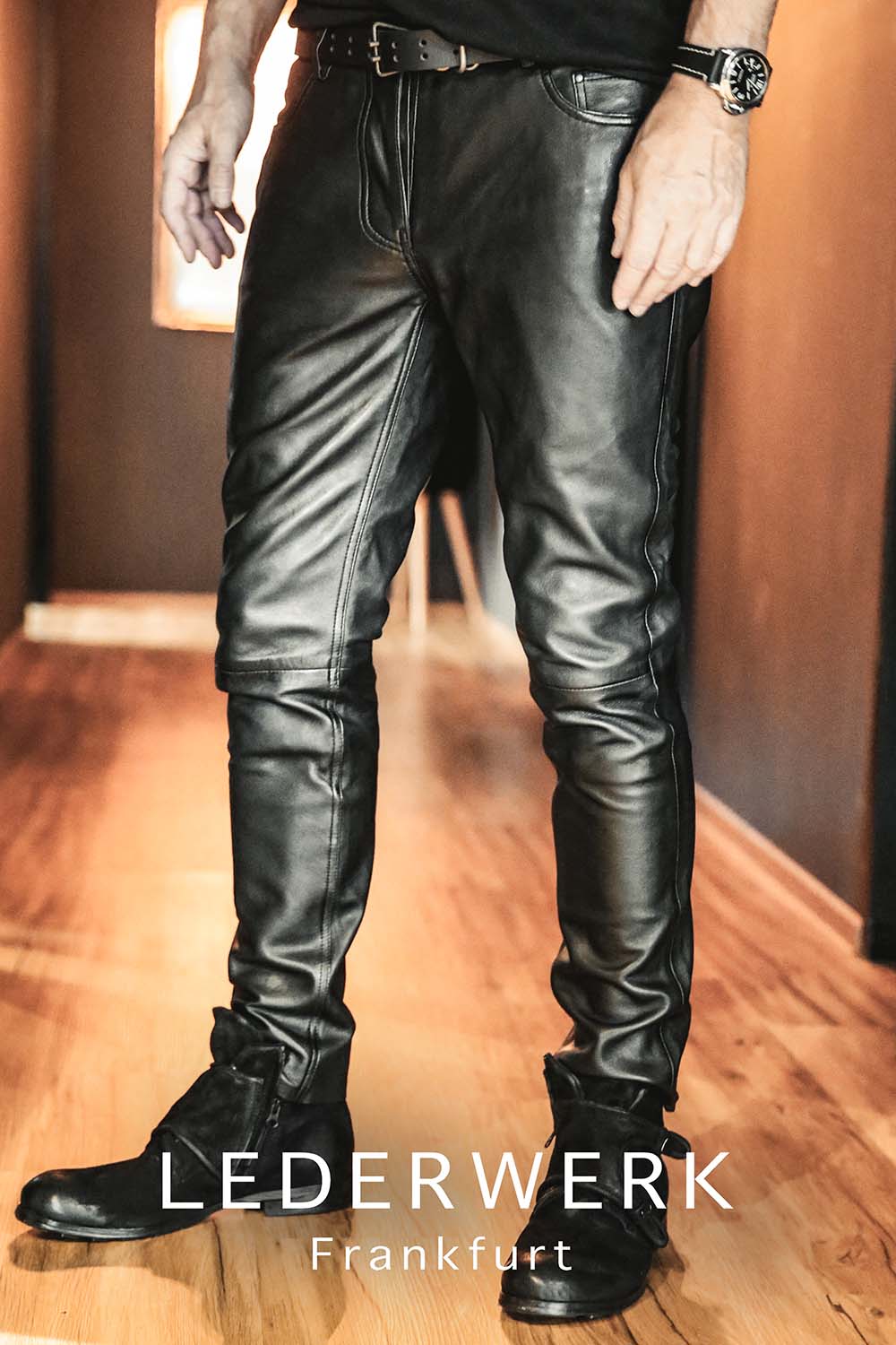 LEDERWERK Five Pocket Lederhose – Bild 4