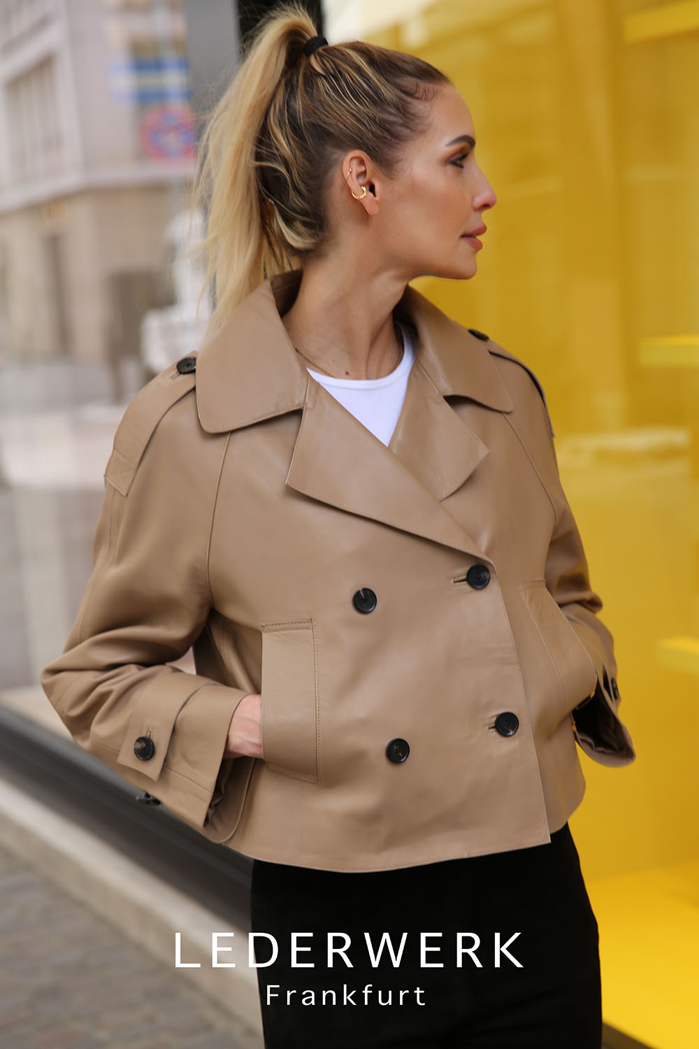 LEDERWERK Kim toffee