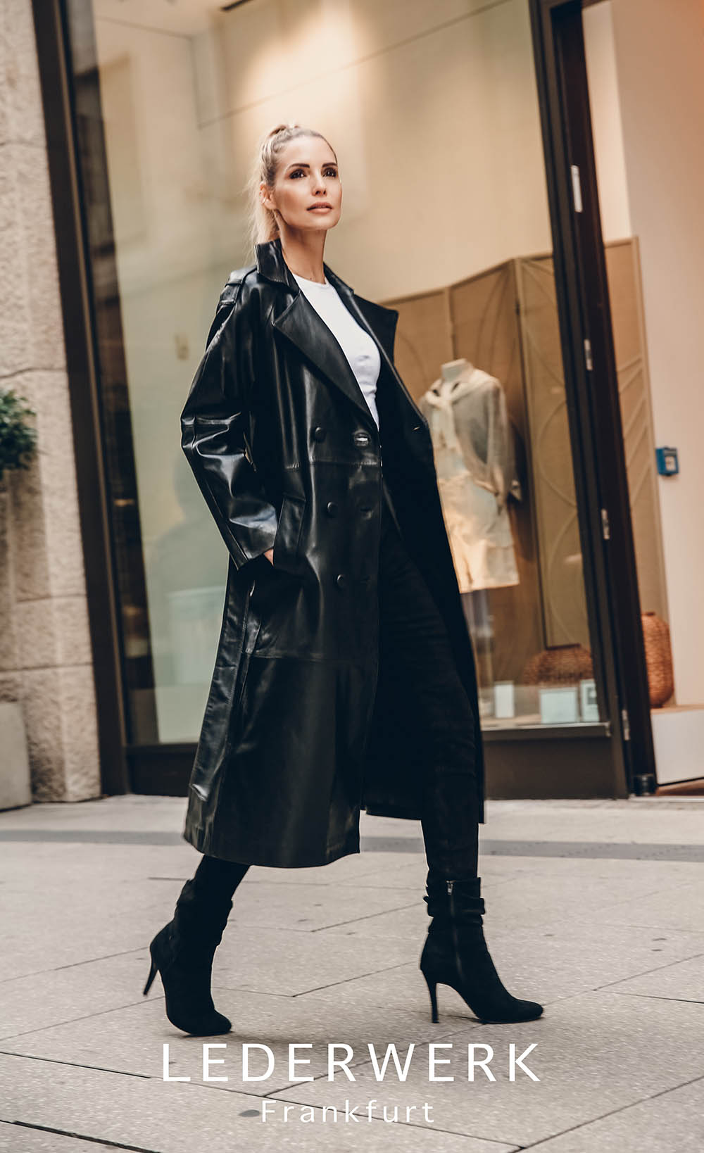 LEDERWERK Trenchcoat – Bild 3