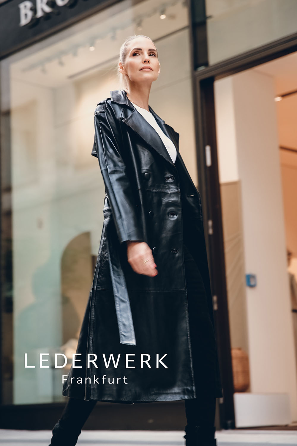 LEDERWERK Trenchcoat – Bild 2