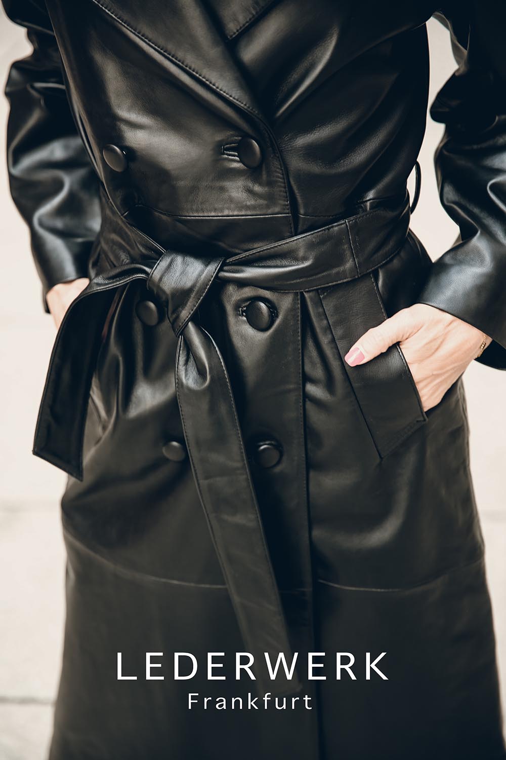 LEDERWERK Trenchcoat – Bild 8